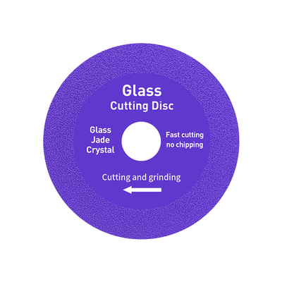 Lâmina de serra de diamante 4'' para corte de cerâmica de vidro 100 mm para rebarbadora