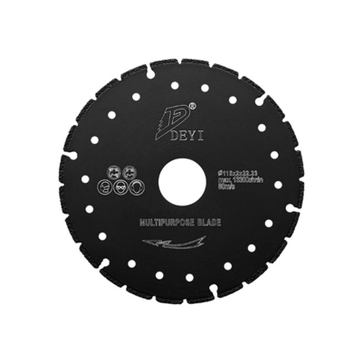 Diâmetro 115mm dos discos de Diamond Saw Tools Black Cutting da espessura de Deyi 2mm
