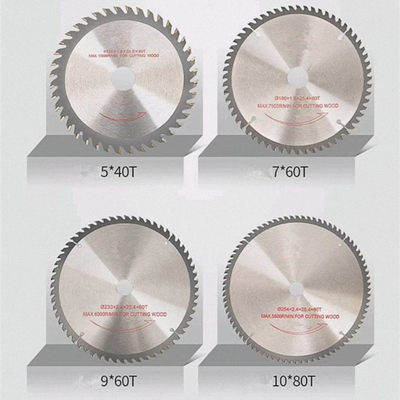 Lâmina de serra circular da liga dos dentes alternativos de Deyi para 10*80T de alumínio