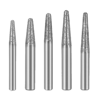 O cone aglomerou Diamond Tip Engraving Bits Ovl 85mm Diamond Graver
