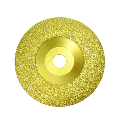 O vácuo curvado de 125mm Diamond Cup Disc Grinding Wheel soldou