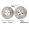Disco de diamante de galvanoplastia de 115 mm 125 mm para corte de concreto com serra circular