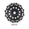 7 disco abrasivo de moedura da fileira do dobro da polegada 180mm Diamond Cup Wheel