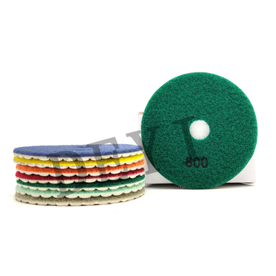 4 renovação de Grit Diamond Polishing Pad For Stone do mármore 200 da polegada