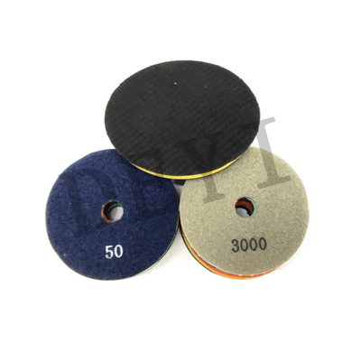 Avance 3 a pedra molhada de etapa 100 Grit Diamond Pad For Quartz Engineered
